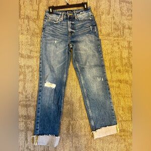Free assembly, relax fit, cuffed jeans